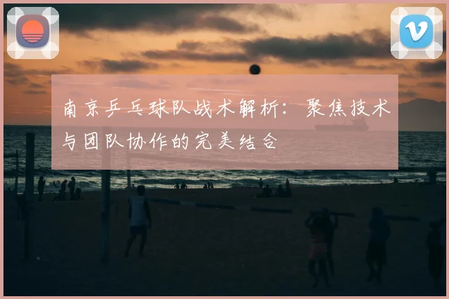 南京乒乓球队战术解析：聚焦技术与团队协作的完美结合