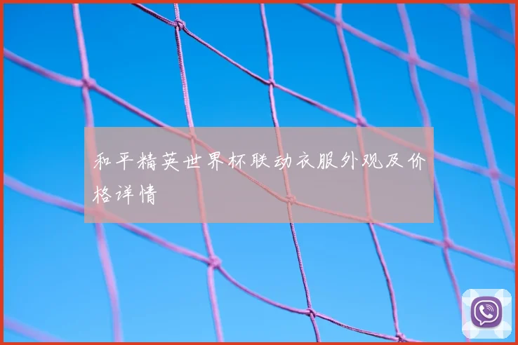和平精英世界杯联动衣服外观及价格详情